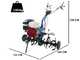 AGT 13000 - Motoazada de gasolina 13 HP - Honda GX390 389cc - cambio marchas 2+1 marcha atr&aacute;s
