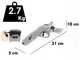 Tijeras el&eacute;ctricas de poda BlackStone 450-BP - 1 bater&iacute;a 5.2 Ah 36 V