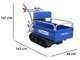 Carretilla de orugas BullMach Helios 320 E  - Caj&oacute;n hidr&aacute;ulico extensible 320 Kg
