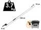Tijeras el&eacute;ctricas de poda BlackStone 450-BP con p&eacute;rtiga BlackStone 25-H de 1,5 metros - bater&iacute;a y cargador de serie