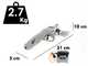 Tijeras el&eacute;ctricas de poda BlackStone 450-BP con p&eacute;rtiga BlackStone 25-H de 1,5 metros - bater&iacute;a y cargador de serie