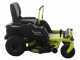 Tractor cortac&eacute;sped de bater&iacute;a Ryobi ZTR480ex de radio cero - Motor el&eacute;ctrico de bater&iacute;a 48V/100Ah - corte de 107 cm - 2en1