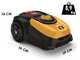 Mowox RM 1200 Li BT - Robot cortac&eacute;sped - con cable perimetral - bater&iacute;a de litio 28V 3Ah