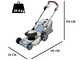 Cortac&eacute;sped autopropulsado de bater&iacute;a  IKRA IAM 40-4625 S - 40V - 2,5Ah
