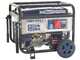 BullMach AMBRA 12000 E-3 - Generador de corriente a gasolina con ruedas y AVR 8.5 kW - Continua 7.8 kW Trif&aacute;sica