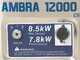 BullMach AMBRA 12000 E-3 - Generador de corriente a gasolina con ruedas y AVR 8.5 kW - Continua 7.8 kW Trif&aacute;sica