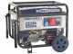 BullMach AMBRA 12000 E-3 - Generador de corriente a gasolina ocn ruedas y AVR 8.5 kW - Continua 7.8 kW Trif&aacute;sica