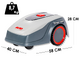Robolinho AL-KO 800 W - Robot cortac&eacute;sped - Con cable perimetral