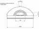 Horno de le&ntilde;a Profesional INOX F00100 - 10 pizzas
