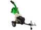 Biotrituradora de gasolina profesional GreenBay GB-WDC 120 LE motor Loncin G420FD de 15 HP