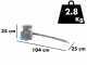 AMA TD-46 - Pulverizador manual - con correas