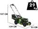 Cortac&eacute;sped de bater&iacute;a autopropulsado Greenworks GD60LM46SP - 60V/4Ah - 4en1