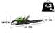 GreenWorks GD60CS40 - Electrosierra de bater&iacute;a - Espada de 41 cm - BATER&Iacute;A Y CARGADOR NO EST&Aacute;N INCLUIDOS