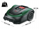 Robot cortac&eacute;sped Bosch Indego S 500 - robot con bater&iacute;a de litio 18 V