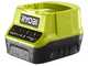 Cortac&eacute;sped el&eacute;ctrico de bater&iacute;a RYOBI RY18LM37A-140 - 18V - 4Ah - saco de 45 l - corte de 37 cm