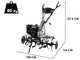 BlackStone MHG 2200 - Motoazada de gasolina de 212 cc - 7 HP