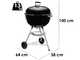 Weber Bar-B-Kettle - Barbacoa de carb&oacute;n- Di&aacute;metro parrilla 57cm