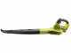 Soplador de bater&iacute;a RYOBI OBL1820S - 18V - Velocidad del aire 245 Km/h