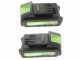 Verdemax RS20 - Cortac&eacute;sped de bater&iacute;a - 2x20V/2.5Ah - Corte de 38 cm