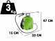 Verdemax FUTURA 8L - Bomba fumigadora de bater&iacute;a con mochila - 12V - 2.5Ah