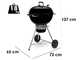 Weber Master Touch GBS E-5750 BLK - Barbacoa de carb&oacute;n