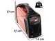 Soldadora inverter con electrodo de corriente continua GeoTech WM-200 F - 200A - con Kit MMA