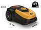Mowox RM 800 Li BT - Robot cortac&eacute;sped - Con cable perimetral - Bater&iacute;a de litio 28V 2.5Ah