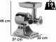Fama TS12  - Picadora de carne el&eacute;ctrica - Grupo trituraci&oacute;n en inox - 230V 