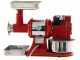 Fama TG12 Retr&ograve; - Picadora de carne el&eacute;ctrica - Con rallador integrado - Grupo trituraci&oacute;n en inox - 230V 