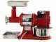 Fama TG12 Retr&ograve; - Picadora de carne el&eacute;ctrica - Con rallador integrado - Grupo trituraci&oacute;n en inox - 230V 