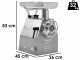 Fama TI22R - Picadora de carne el&eacute;ctrica - Cuerpo en  Inox - Unidad de triturado en hierro fundido - 400V
