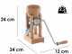 Eschenfelder 1210 faggio 150g - Molino manual para copos con rodillos de acero inoxidable