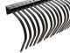 Blackstone B-HLRK 180 - Rastrillo para tractor pesado con enganche de 3 puntos - Serie Heavy Duty