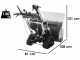 BlackStone B-ST 76 BSTE - Quitanieves de gasolina - De orugas - B&amp;S 1450 Snow