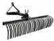 Blackstone B-HLRK 210 - Rastrillo para tractor pesado con enganche de 3 puntos - Serie Heavy Duty