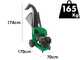 Seven Italy BIGCH420 - Biotrituradora de gasolina - motor Loncin G420F - arranque el&eacute;ctrico