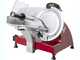 BERKEL Red Line 250 ROJA - Cortadora de fiambre con cuchilla de acero cromado de 250 mm
