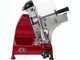 BERKEL Red Line 250 ROJA - Cortadora de fiambre con cuchilla de acero cromado de 250 mm