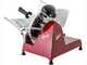 BERKEL Red Line 250 ROJA - Cortadora de fiambre con cuchilla de acero cromado de 250 mm