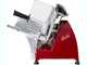 BERKEL Red Line 250 ROJA - Cortadora de fiambre con cuchilla de acero cromado de 250 mm
