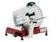 BERKEL Red Line 250 ROJA - Cortadora de fiambre con cuchilla de acero cromado de 250 mm
