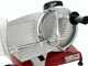BERKEL Red Line 250 ROJA - Cortadora de fiambre con cuchilla de acero cromado de 250 mm