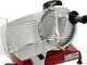 BERKEL Red Line 250 ROJA - Cortadora de fiambre con cuchilla de acero cromado de 250 mm
