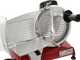 BERKEL Red Line 250 ROJA - Cortadora de fiambre con cuchilla de acero cromado de 250 mm