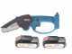 Podadora manual el&eacute;ctrica de bater&iacute;a WORTEX SAW 60 - 2 bater&iacute;as y cargador de serie