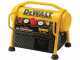 DeWalt DPC6MRC-QS - Compresor de aire el&eacute;ctrico port&aacute;til monof&aacute;sico, sin aceite - Motor 1.5 HP - 6 L