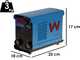 Awelco AX200 - Soldadora Inverter (MMA) , corriente continua (DC)