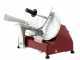 FAC S220 Roja - Cortadora de fiambre con  cuchilla de 220 cm - Afilador de serie - 185 W