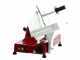 FAC S220 Roja - Cortadora de fiambre con  cuchilla de 220 cm - Afilador de serie - 185 W
