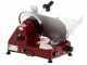 FAC S220 Roja - Cortadora de fiambre con  cuchilla de 220 cm - Afilador de serie - 185 W